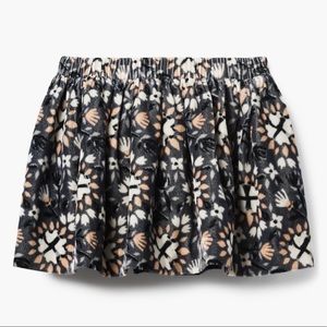 Toddler velvet skirt